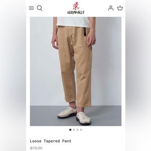 Gramicci loose fit tapered pants size M (fits a 30 waist)